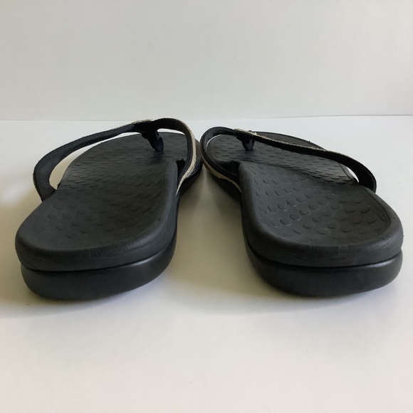 Vionic Tide II Black Brown Snakeskin Print Arch Support Sandals-Size 8 - Picture 4 of 6